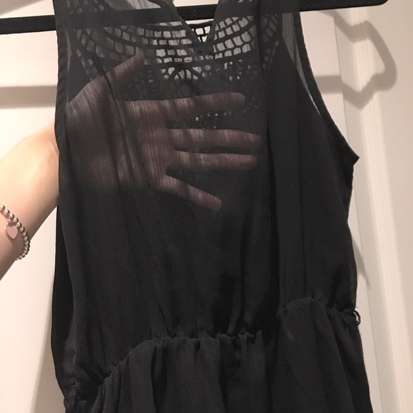 Dex Black Beaded Detail Blouson Dress - Picture 7 of 12